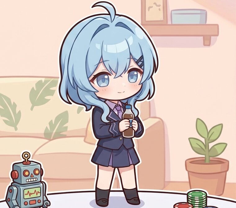 気怠げながらも自信たっぷりに微笑むエヴィ・レーナルト